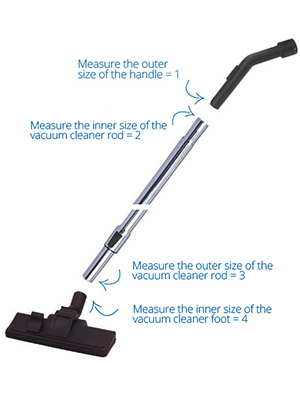 vacuum cleaner hose sizes